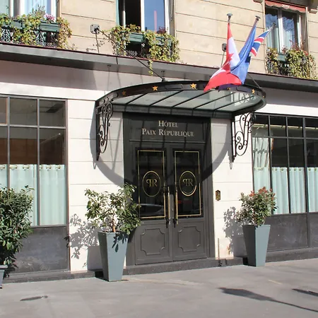 The Originals Paix Republique Hotel Parigi